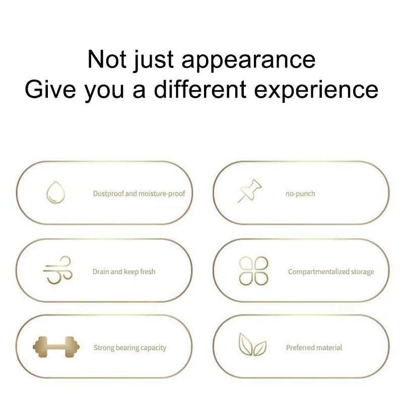 Kitchen Cutlery Storage Box Wall Mount Tableware Storage Holder with Lid Dustproof Spoon and Chopstick Organizer Drain Racks