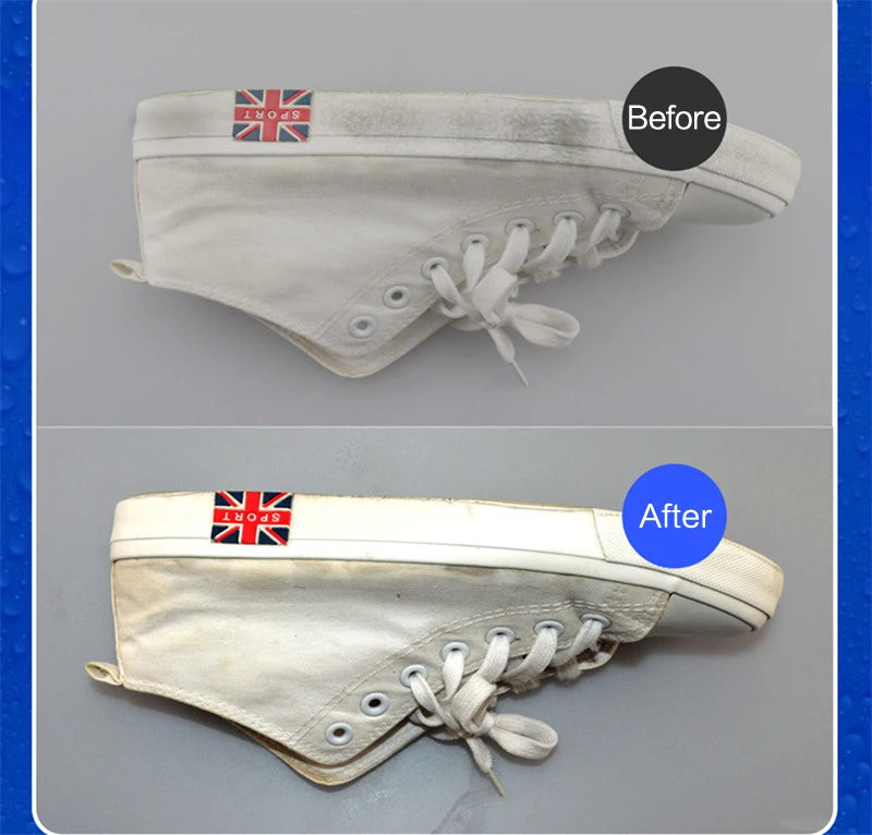 iawesome White Shoes Cleaner Polish Cleaning Tool For Casual Leather Shoe Sneakers Shoe Brushes Spong Supplies Magic Refreshed