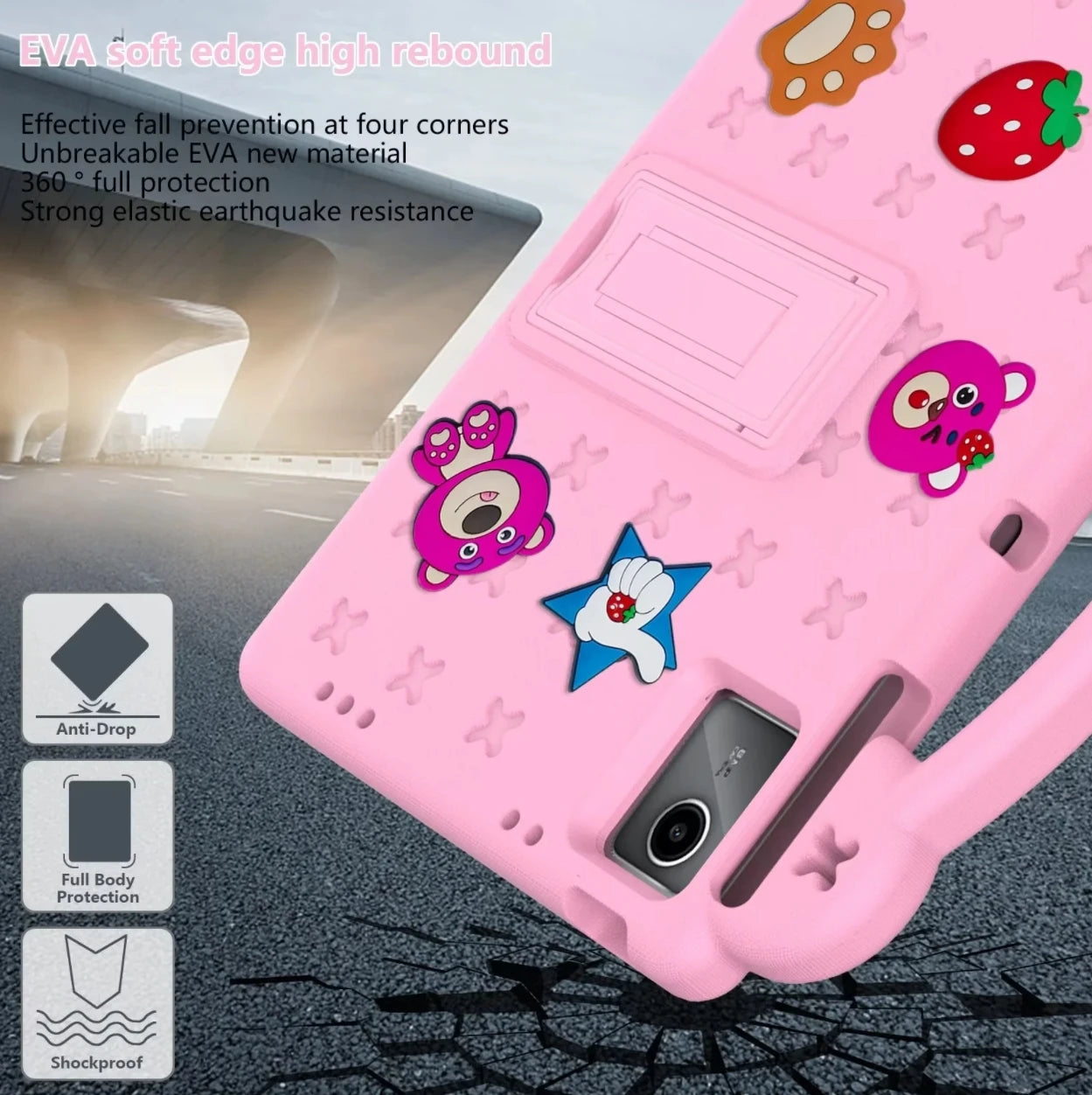 Kids Cartoon Tablet Case For TCL 8 gen2 2024 Tab 10 GEN 2 10.36'' NxtPaper 11 10.95'' Tab 8 LE 8'' with Shockproof Stand Cover
