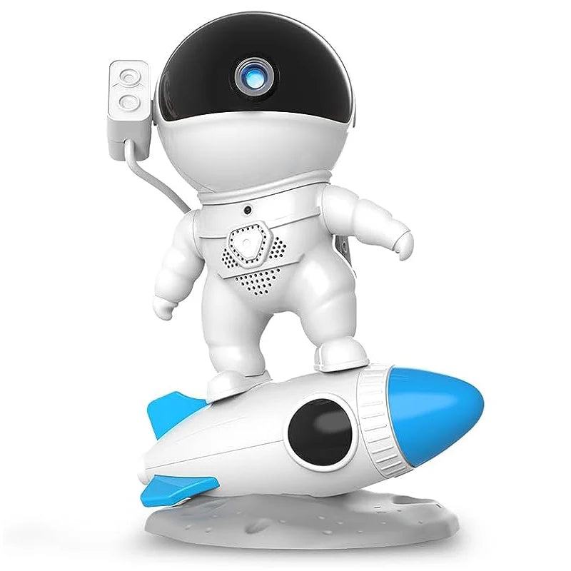 Starry Sky Astronaut Projection Lights Rocket Astronaut Galaxy Projection Night Light Atmosphere Lights Adult Gift Bedroom Decor