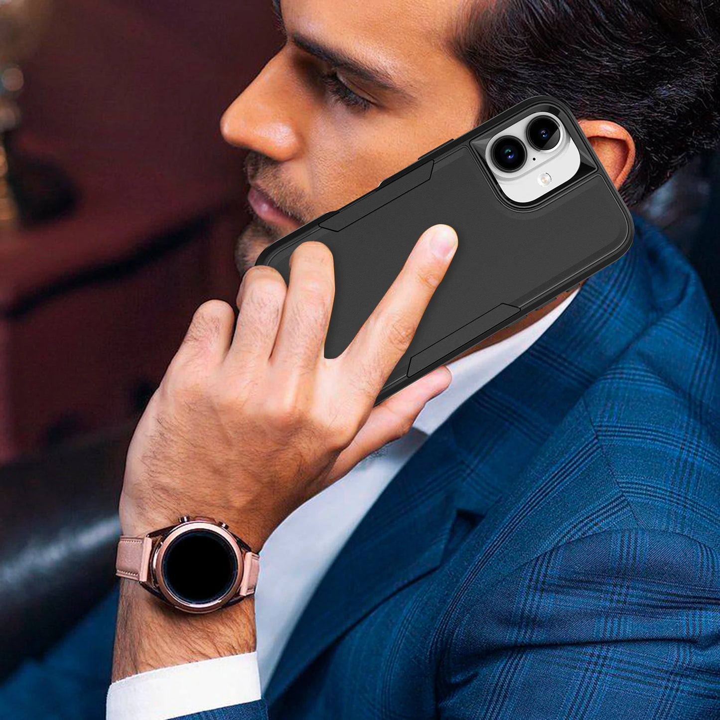 2 in 1 Heavy Duty Armor Shockproof Phone Case For iPhone 11 12 13 14 15 16 Plus 17 Pro Max Anti-Scratch Hard TPU Back Cover