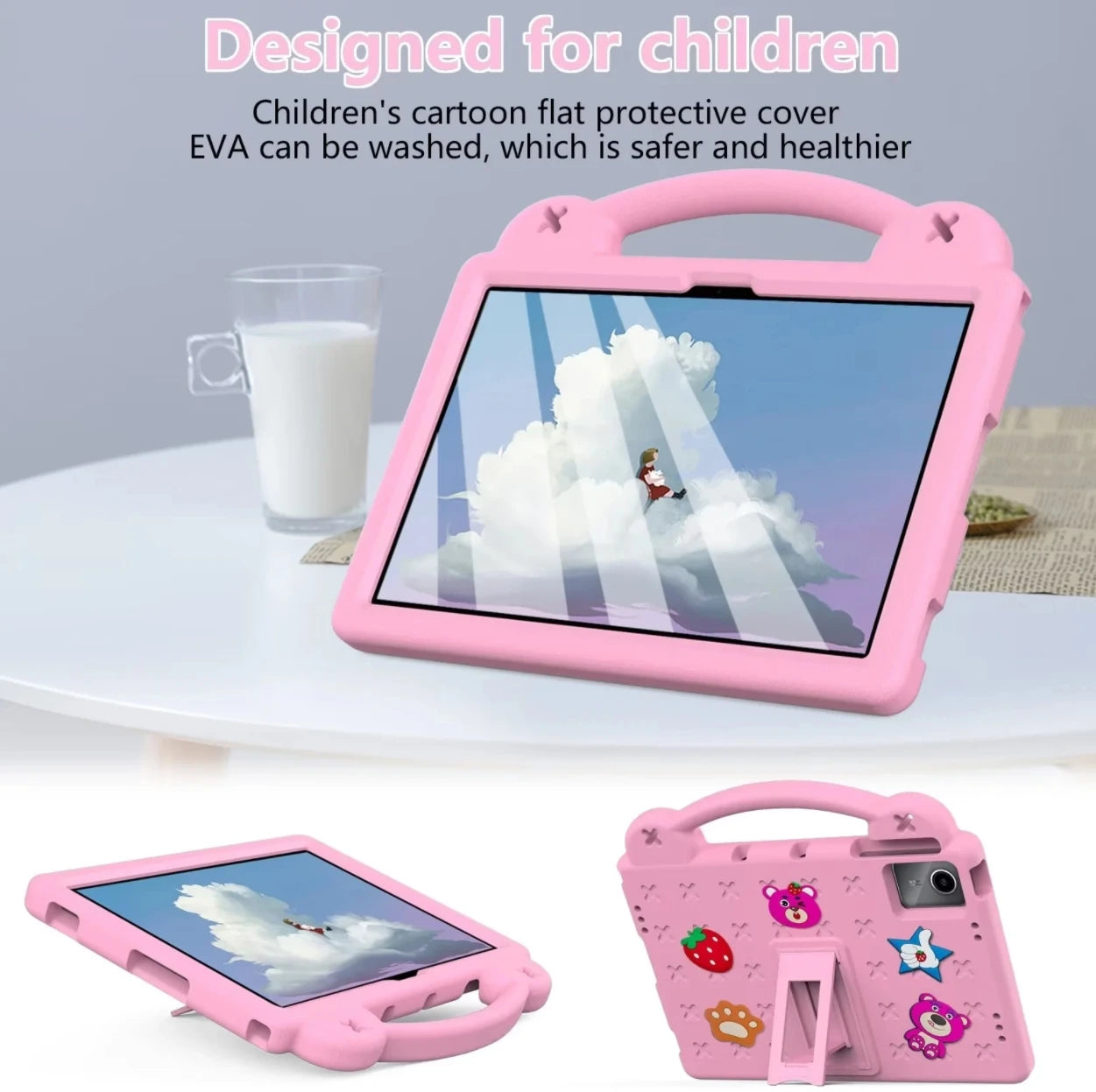 Kids Cartoon Tablet Case For TCL 8 gen2 2024 Tab 10 GEN 2 10.36'' NxtPaper 11 10.95'' Tab 8 LE 8'' with Shockproof Stand Cover
