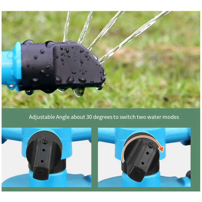 ABKJ-Automatic Sprinkler 360 Degree Automatic Rotating Sprinkler Lawn Garden Irrigation Equipment Rotating Sprinkler
