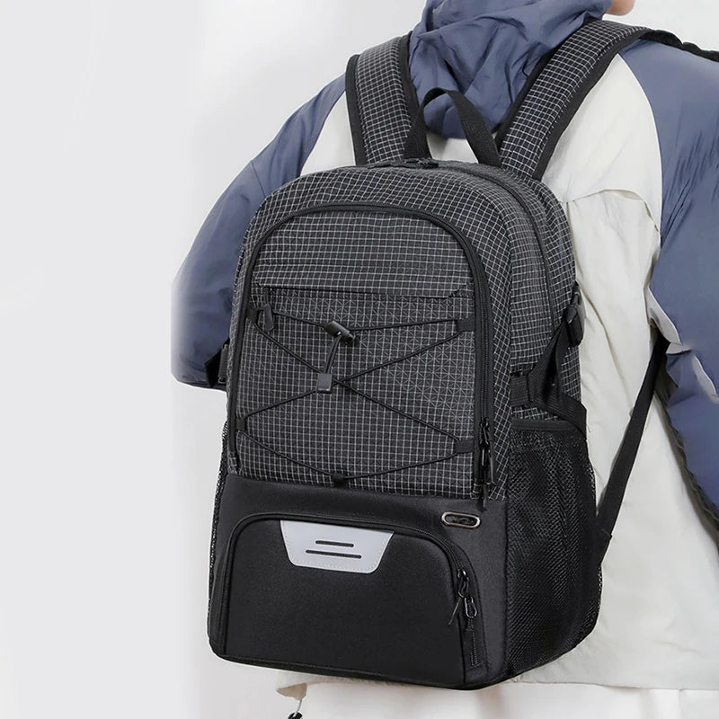 Backpack Sports Basketball Commuting Hiking Trekking Camping Bag Shoes Pocket Outdoor Travel Soccer Gym Football Schoolbag