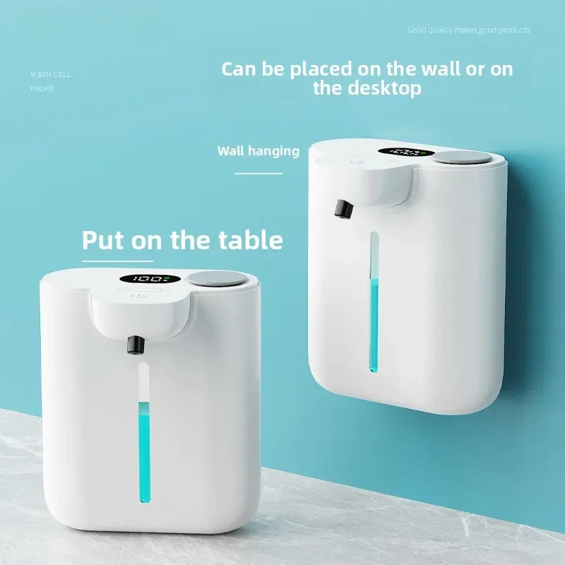 500ML Automatic Soap Dispenser Touchless Type C USB Rechargeable Electric Soap Dispenser Waterproof Foam/Liquid Dispenser
