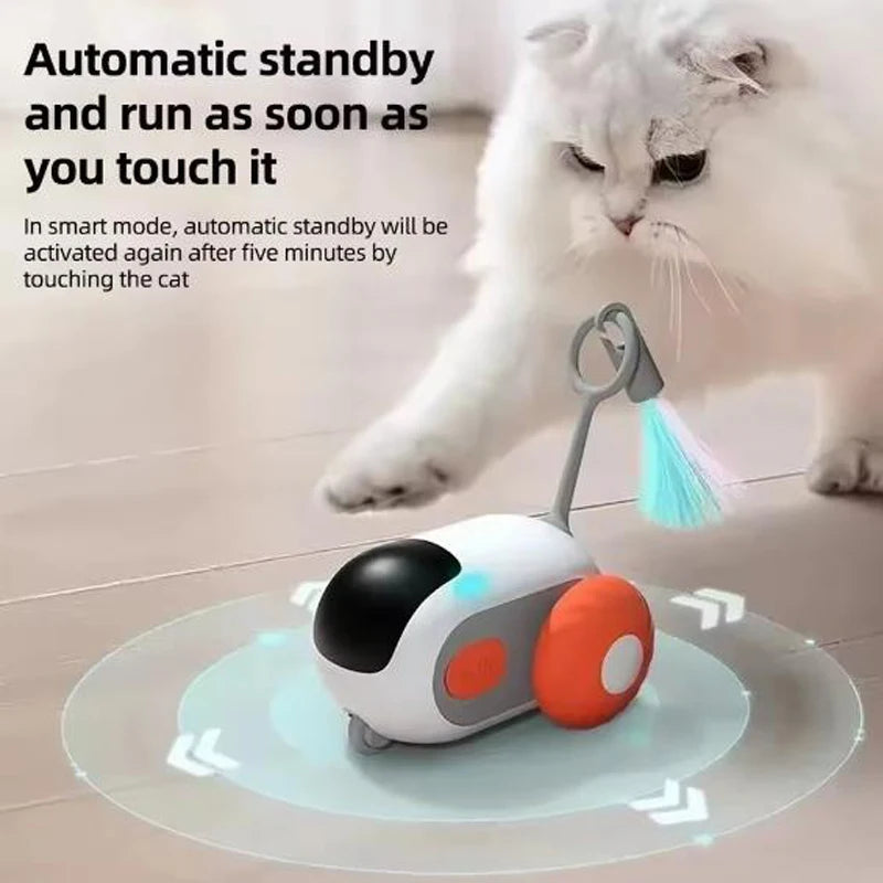 Pet Gravity Smart Run-about Car; Automatic Cat Toy Ball; Pet Electric Remote Control Car; Electric Cat Teaser Car.