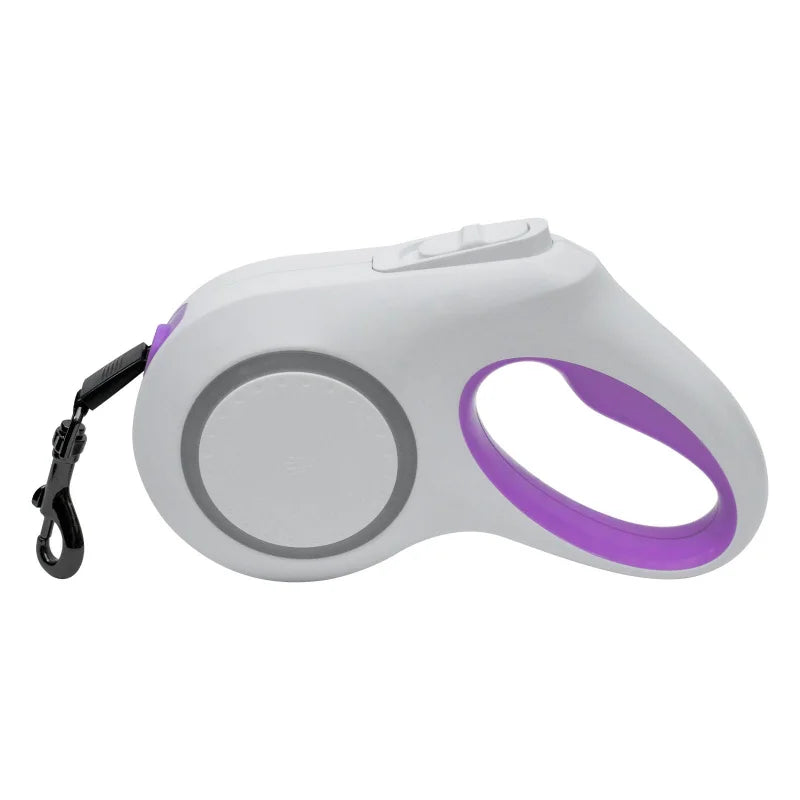 Retractable Dog Leash with LED Flashlight for Small Medium Large Breed Dogs