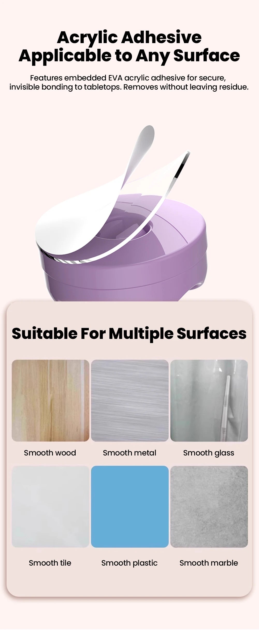 Magnetic Clip Cable Organizer Hook Smooth Adjustable Acrylic Universal Winder Under Desk Management Wire Keeper Cable