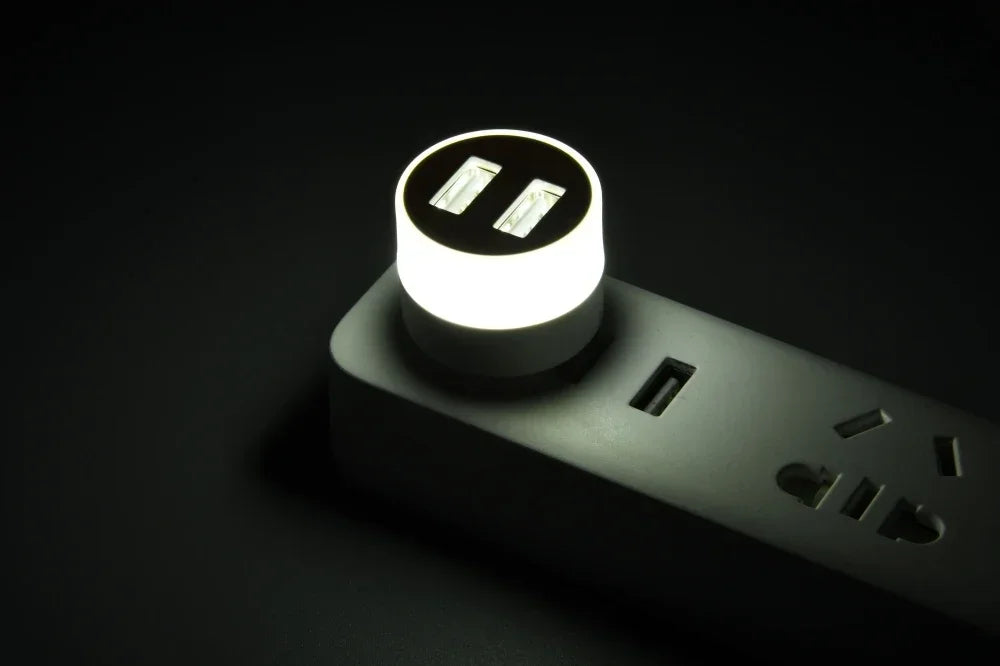 LED USB Book Lamp USB Light Eye Protection Reading Light Computer Reading Lamp Mobile Power Charging Book Lamps Mini Night Light