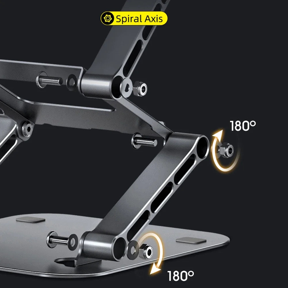 New Foldable Laptop Stand 3 Layer Adjustable Height Metal Notebook Stand Tablet Stand for Laptops/tablets/mobile Phones