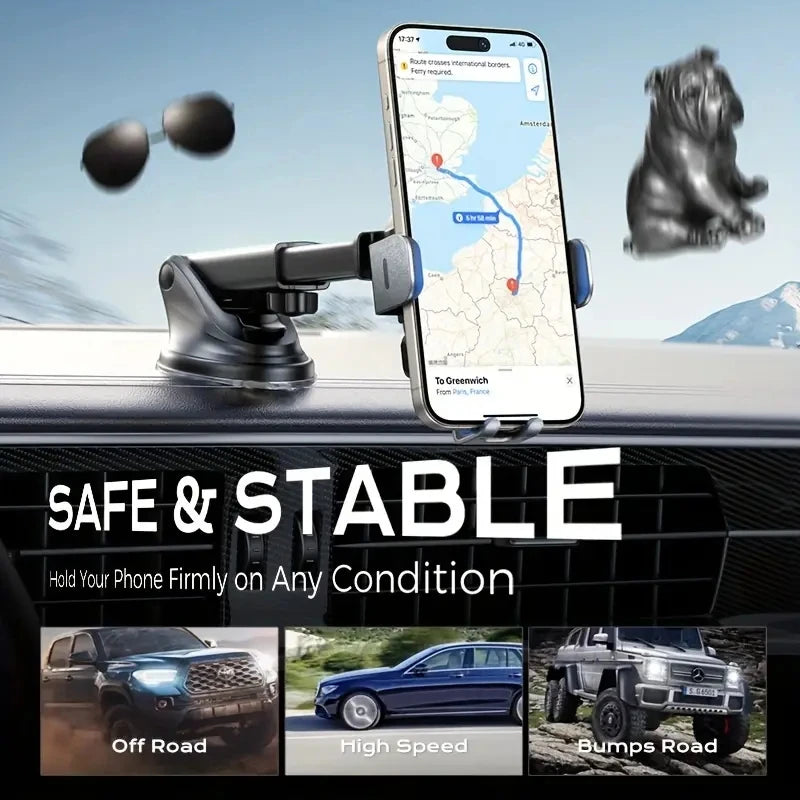 Wireless Car Charger, 15W Fast Charging Auto Clamping Car Charger Phone Mount Phone Holder Fit For Iphone 15 14 13 12 11 Pro Max