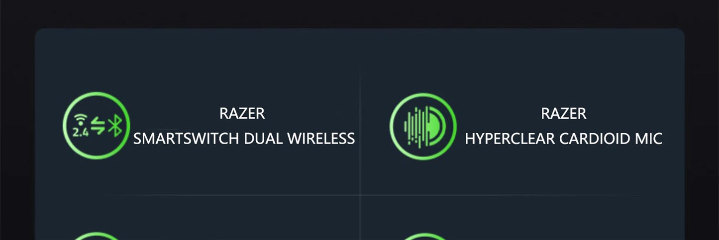 Razer Barracuda X Wireless Bluetooth Gaming Headset, Multi-Platform, USB-C Microphone Connection, PC Gamer Headphone