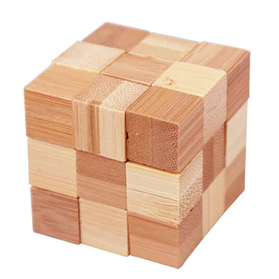 Wooden Puzzle Games Brain Teasers Toy 3D Puzzles for Teens and Adults Logic Puzzle Wood Magic Cube Brain Teaser Assembling Toys