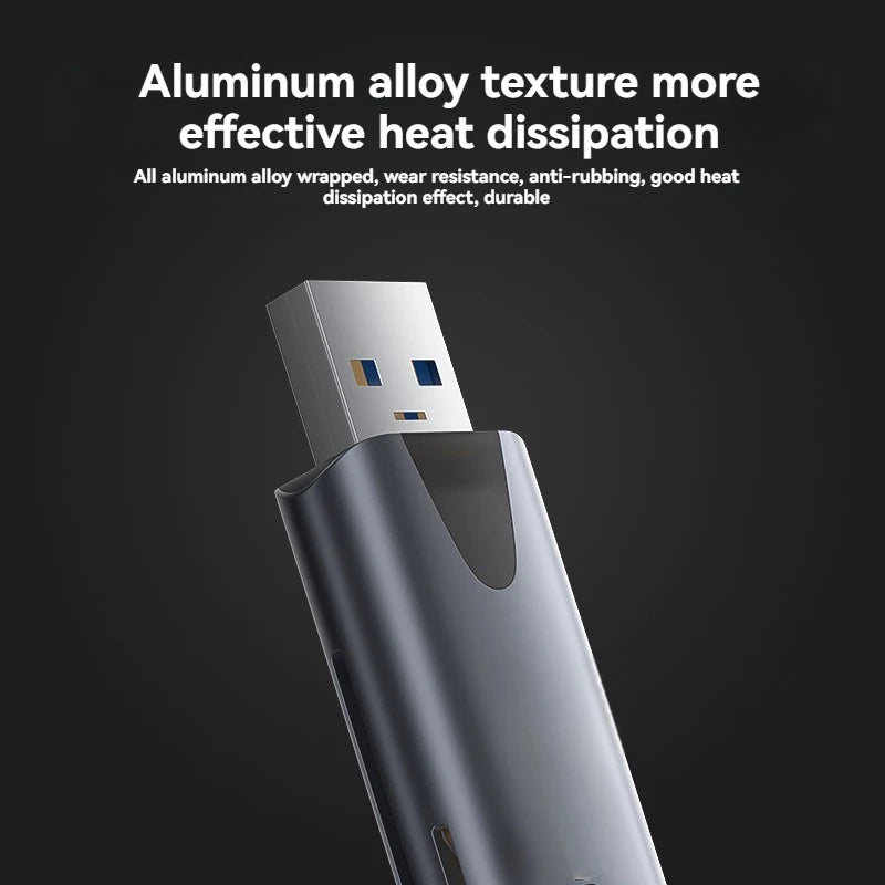 Multi functional mobile phone, computer, camera, tablet, portable TF/SD card reader, Type-c to USB multifunctional card reader