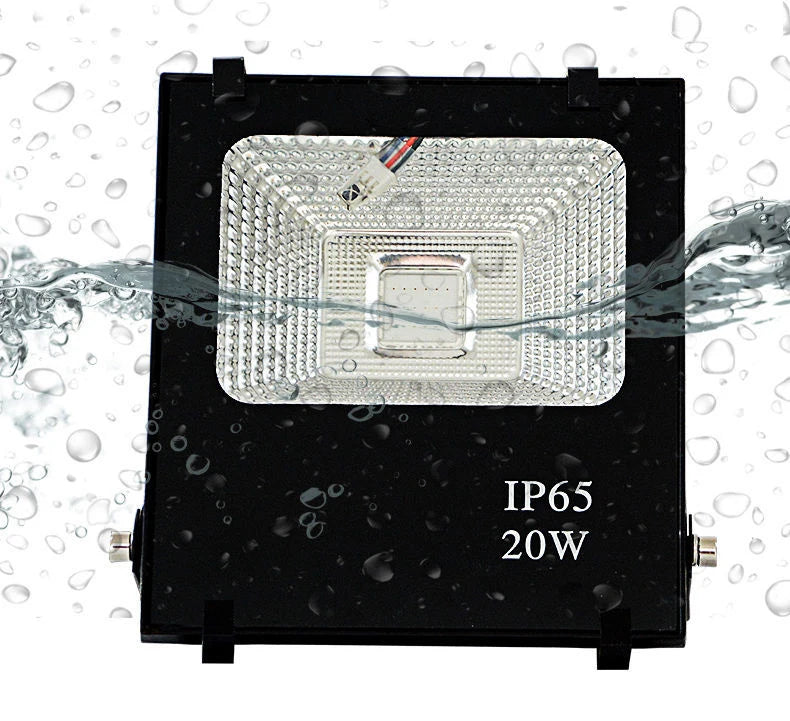 Led Colorful Floodlight Colorful RGB Color-changing Spotlight Outdoor Waterproof Landscape Garden Square Park Tree Greening Lamp