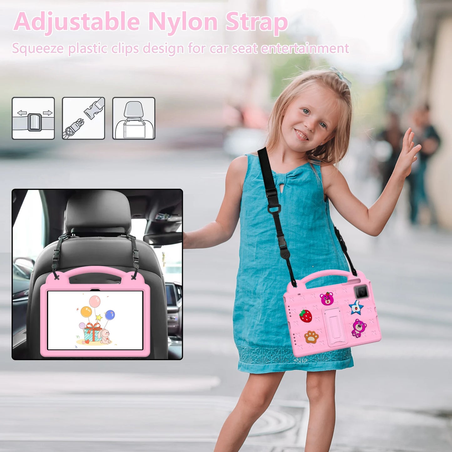 Kids Cartoon Tablet Case For TCL 8 gen2 2024 Tab 10 GEN 2 10.36'' NxtPaper 11 10.95'' Tab 8 LE 8'' with Shockproof Stand Cover