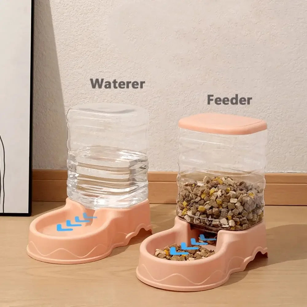 3.8L PP material Pet feeder Pet Water Fountain Drink Bowl Automatic Pet Feeder Large Cat Dog Food Dispenser