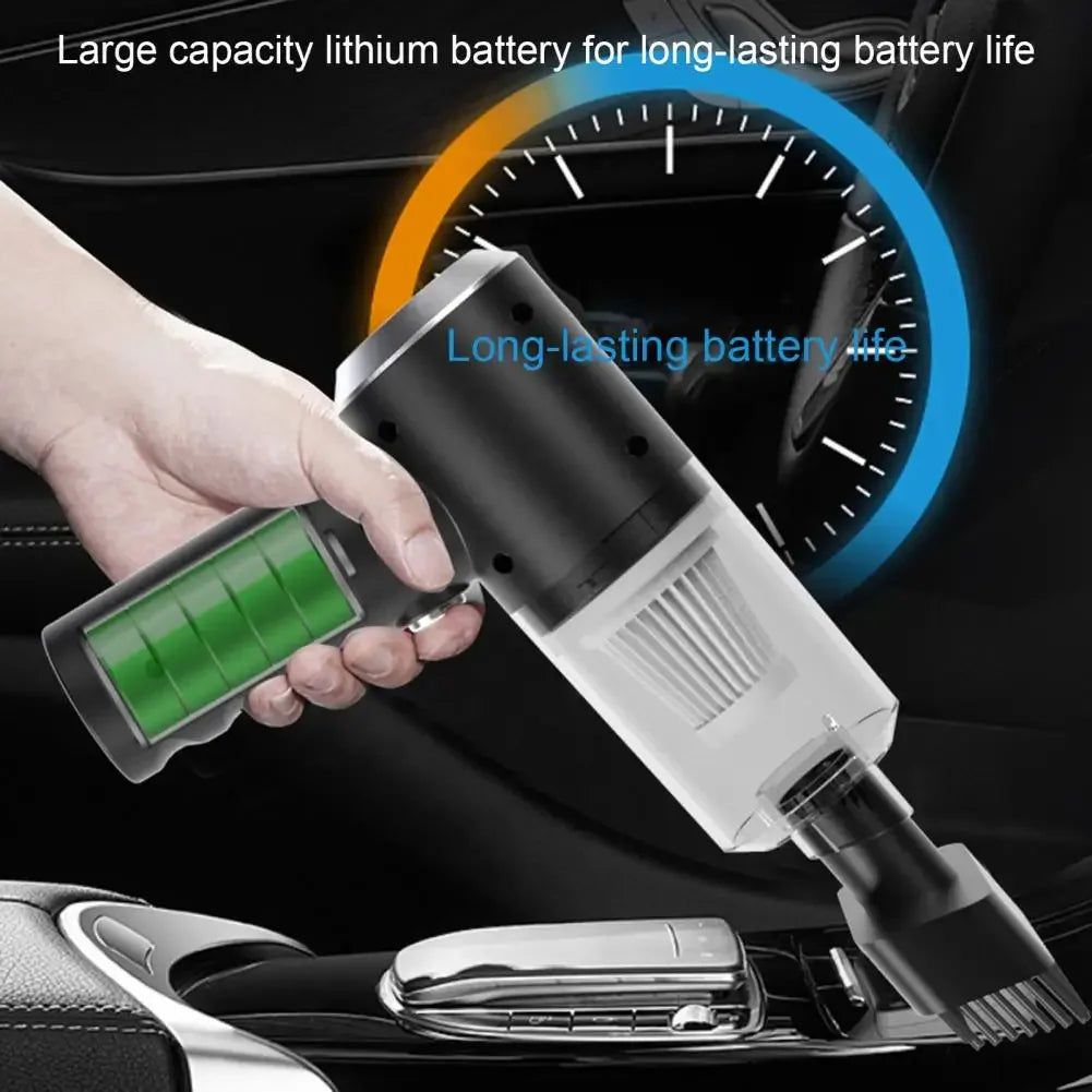 Mini pink vacuum cleaner, USB charging, strong suction power, portable, mini and powerful household appliance air cleaner