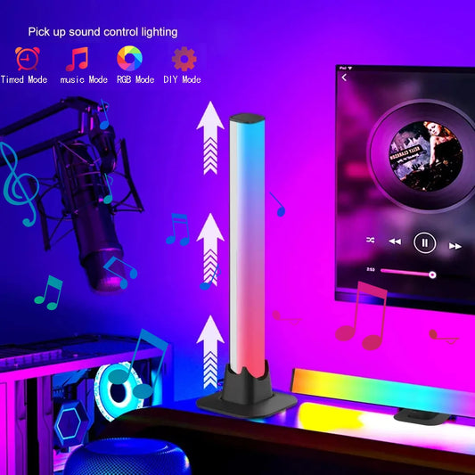 RGB Gaming Desktop Background Light Bar Computer Atmosphere Decoration Lighting Night Eye Protection Reading Lamp uLamp APP