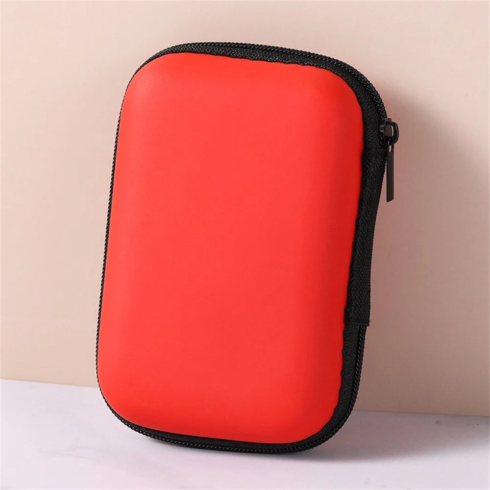Travel Storage Bag Charging Case for Data Cables Earphone Package Zipper Bag Portable Travel Cable Organizer Electronics Storage