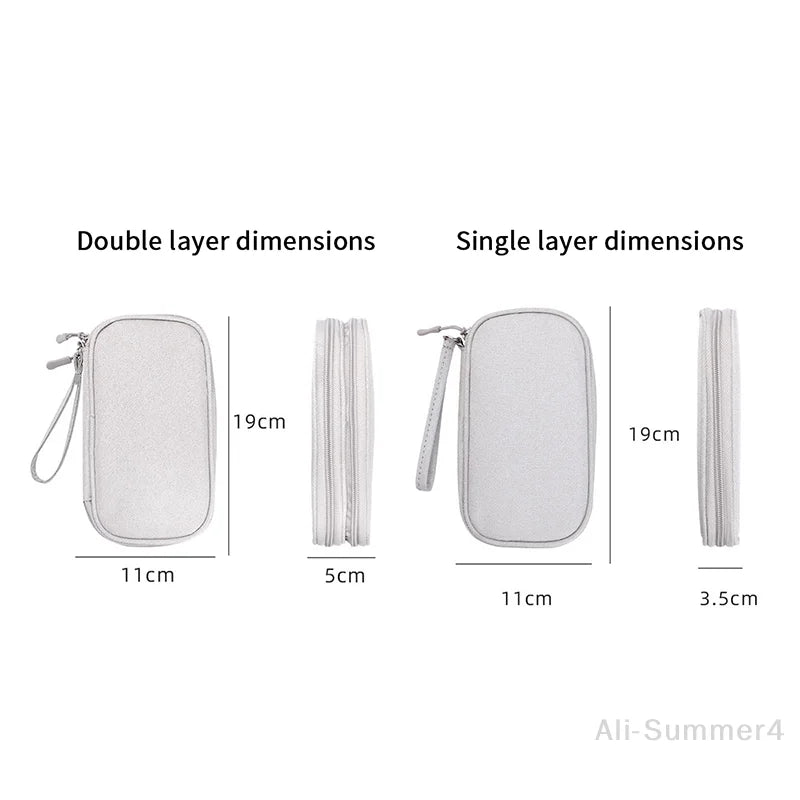 Portable Travel Portable Digital Product Storage Bag USB Data Cable Manager Earphones Mobile Power Storage Bag