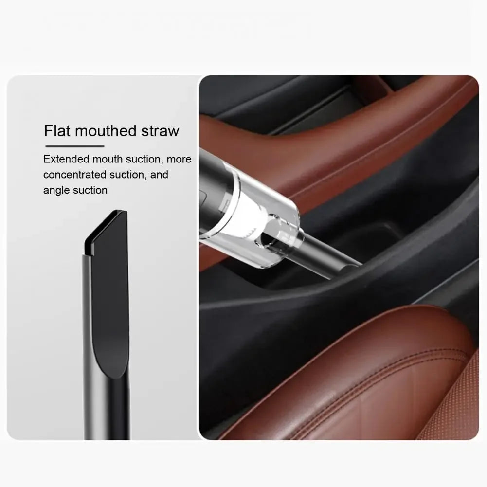 Mini pink vacuum cleaner, USB charging, strong suction power, portable, mini and powerful household appliance air cleaner