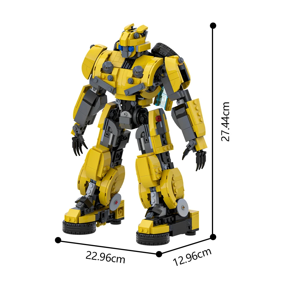 Moc Shapeshifting Robot Building Blocks - DIY Assembly Toy for Kids & Adults, Inspired by Autobots Movies