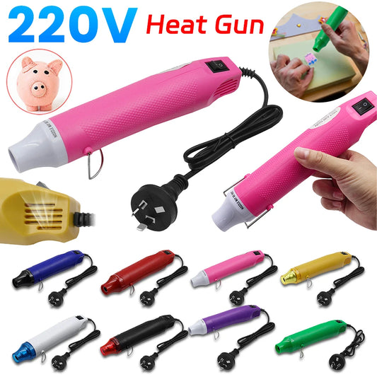 Electric Heat Gun Fast Heat 300W Hot Air Gun 1m Long Cable 220V Power Hot Dryer AU Plug for DIY Craft Embossing Shrink Wrapping