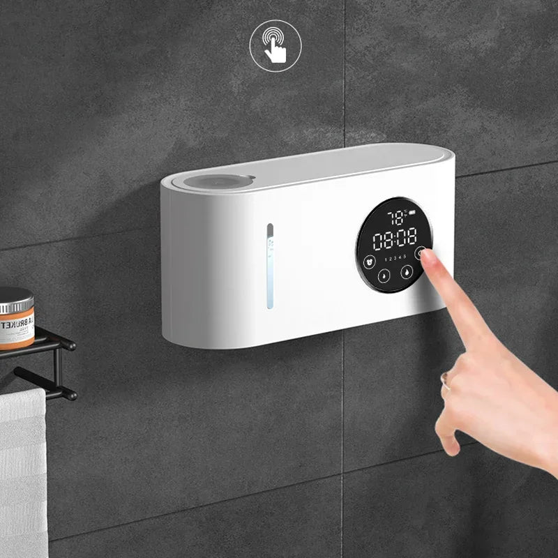 Liquid Soap Bottle Automatic Soap Dispenser Touchless Sensor Soapbar Dispenser Wall-mounted Soapbar Dispenser USB Charging