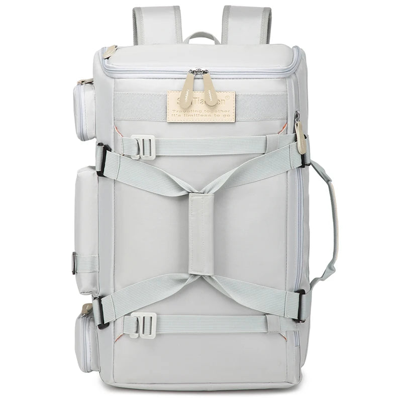 Outdoor multi-functional backpack, large-capacity backpack, outdoor hiking bag, multi-pocket commuting bag