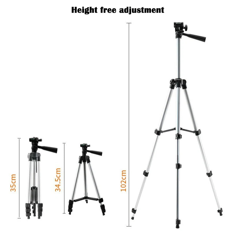 102cmTripod For Phone  Video Recording Phone Tripod Stand with Bluetooth Remote Universal Camera Phone Photography Stand