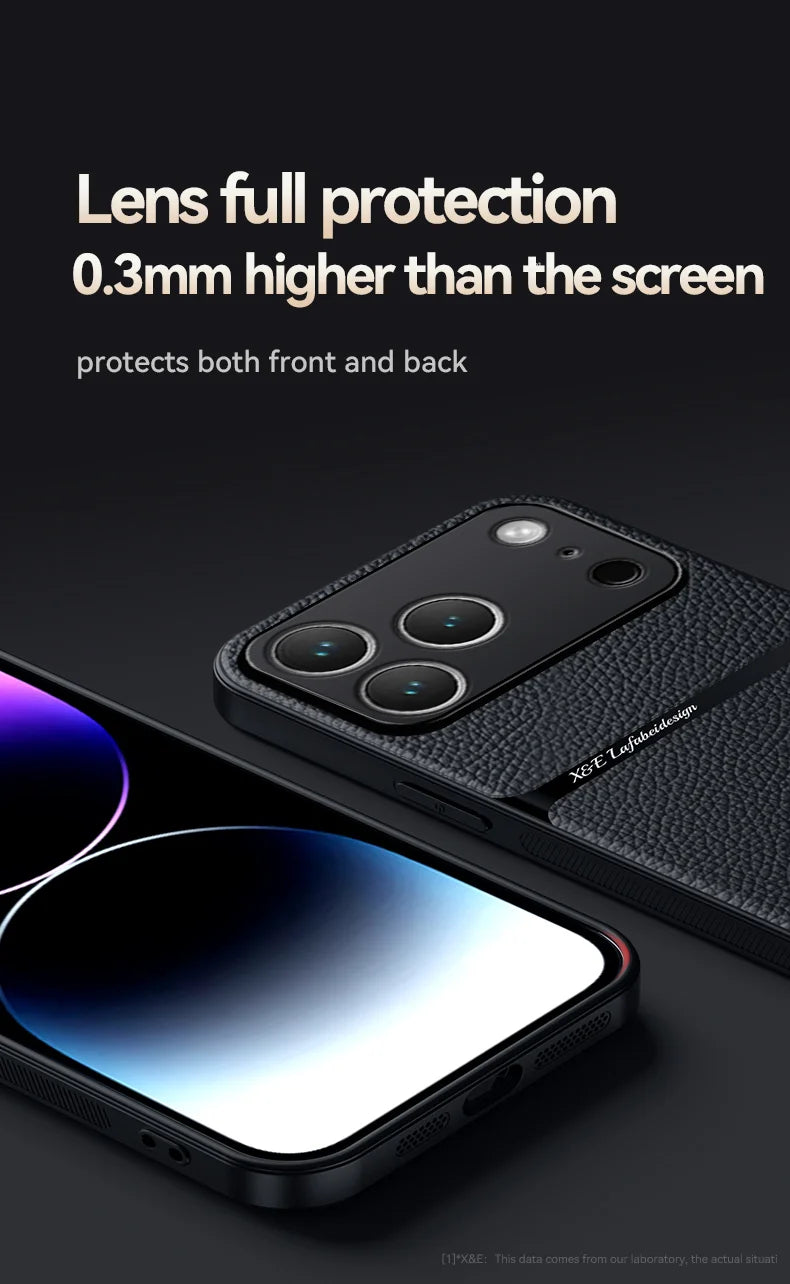 Luxury Shockproof Leather Case Coque For iPhone 17 17 Air 17 Pro Max Plus Magnet Shell Phone Case for  iPhone 17Pro Back Cover