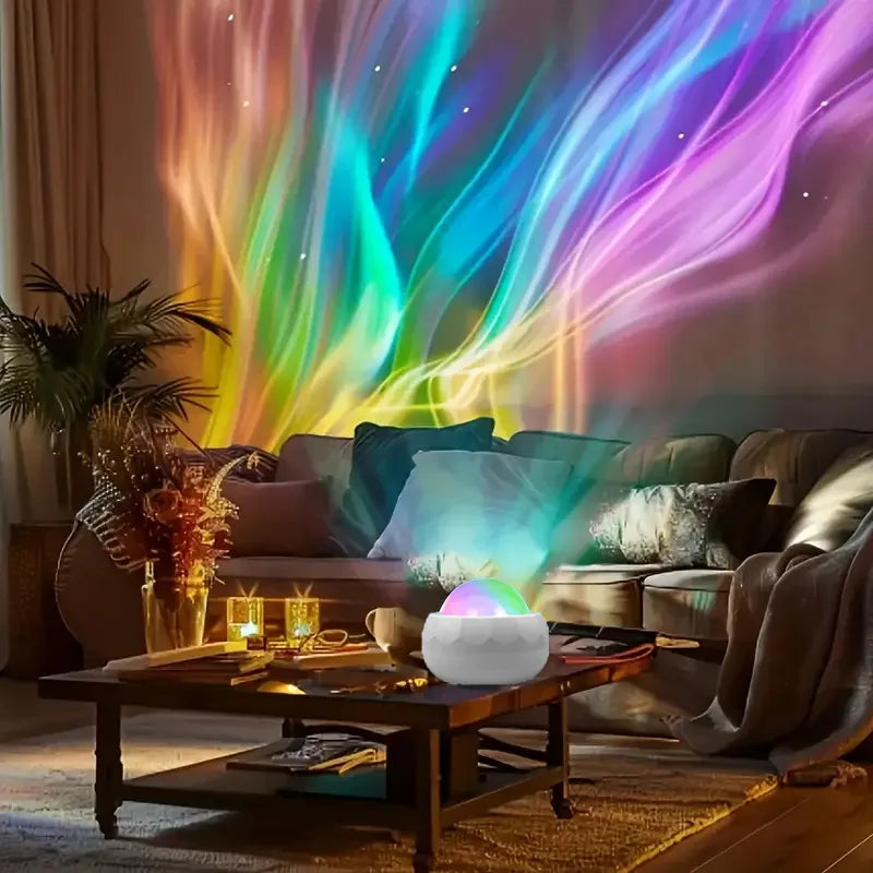 Aurora Starry Northern Light RGB Projection Night Lights USB Plug Remote Control Projector Atmosphere Lamp for Room Party Decor