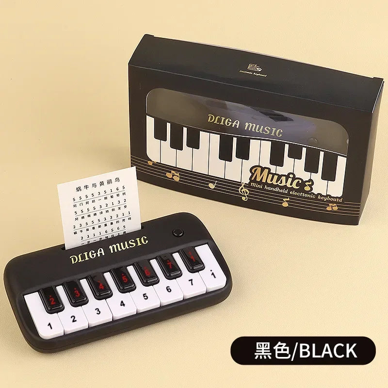 Portable 15 Keys Digital Keyboard Children Mini Electronic Piano Children Musical Instrument Educational Toys for Children Gift