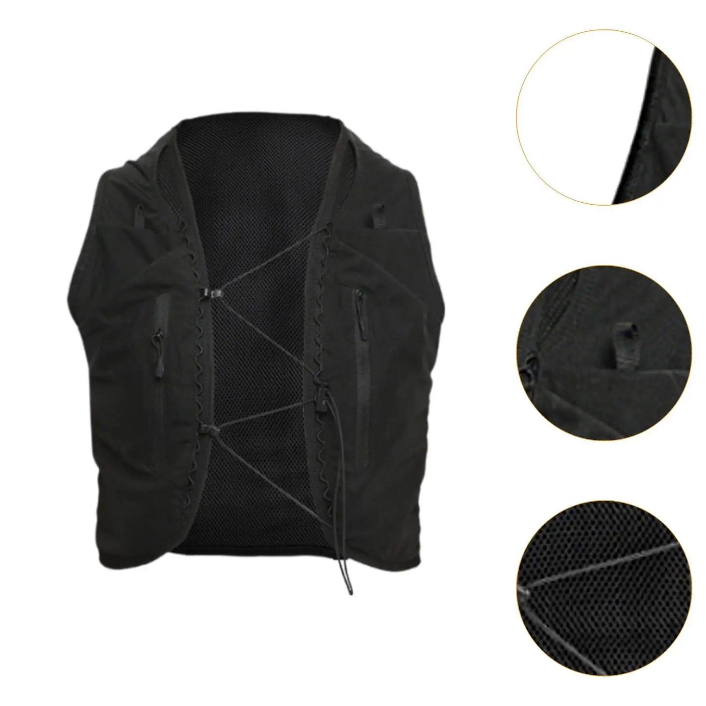 Hydration Vest Outdoor Sport Bag 12L Capacity Running Vest Running Gear Running
