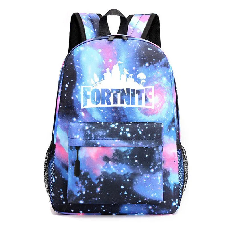 Game Fortnite Backpack for Boys Girls Light Weight Bag Anime Schoolbag Student Kawaii Backpack Back To School Supplies Gift