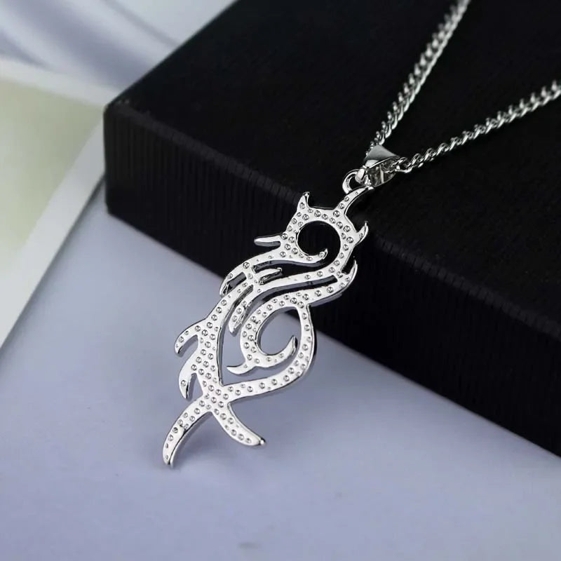 Valentine's Day Gift Rock Band Slipknot Live Knot Star Necklace Pendant Jewelry Accessories Chinese Origin Contemporary Design