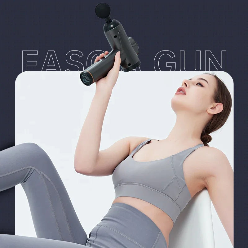 Handheld Electric Muscle Massager Handheld Massagers with 99 Speeds & 8 Attachments for Back and Neck, Gifts for Men Women
