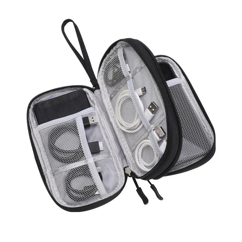 Portable Travel Portable Digital Product Storage Bag USB Data Cable Manager Earphones Mobile Power Storage Bag