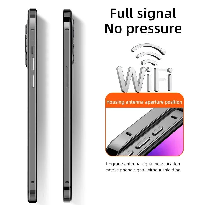 Hybrid Silicone Frame Aluminum Metal Phone Cases For iPhone 17 16 15 Pro Max 14 13 12 Better Heat Bumper