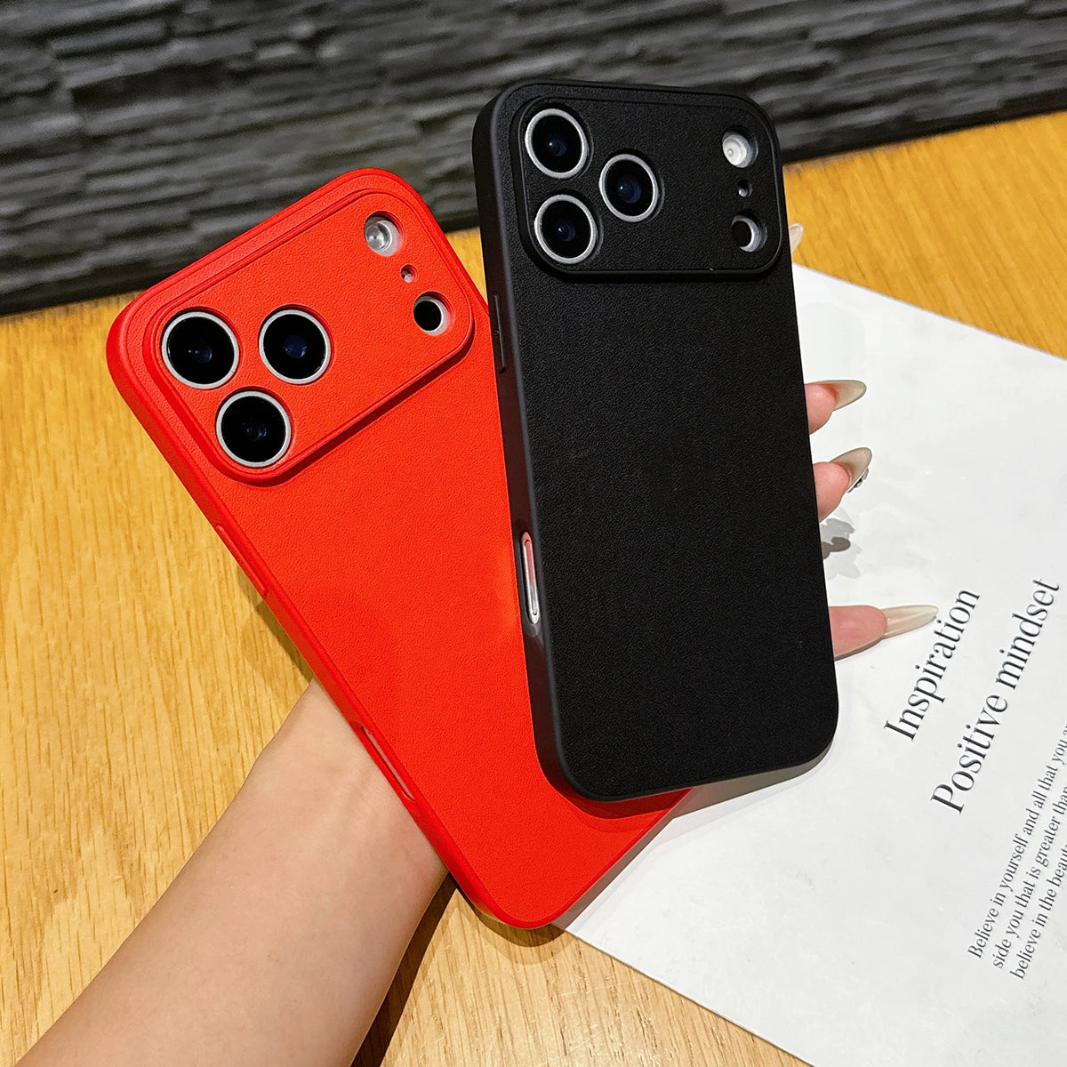 Transformed Into 17 Series Case for iPhone 17 16 15 14 13 12 Pro Max Air Plus Cover PU Leather Soft Silicone Full Camera Shell