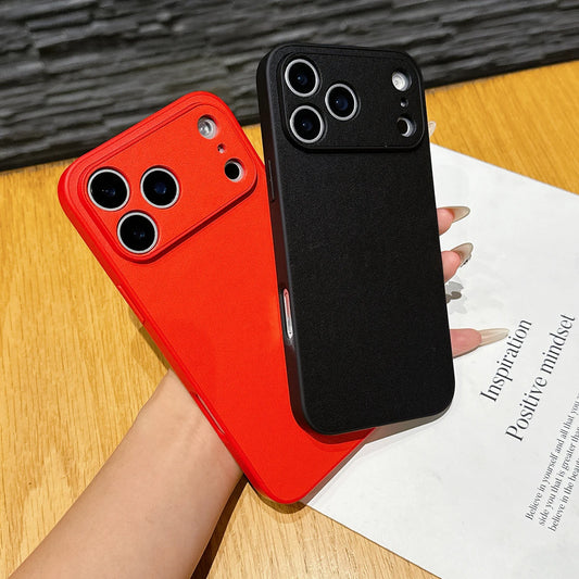 Transformed Into 17 Series Case for iPhone 17 16 15 14 13 12 Pro Max Air Plus Cover PU Leather Soft Silicone Full Camera Shell