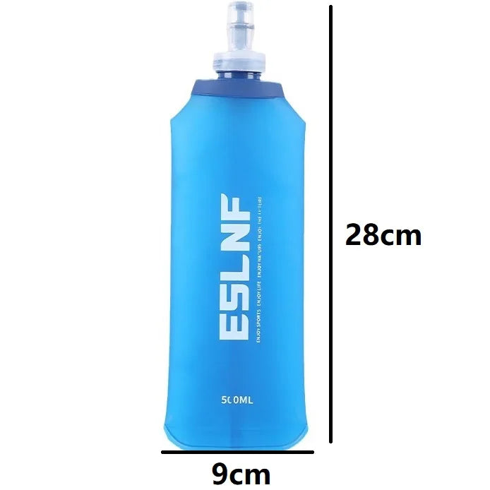 New Flask 500ml Running Soft Water Bottle Running Soft Flask Gourde Silicone Water Bottle Running Bottle YDSH02