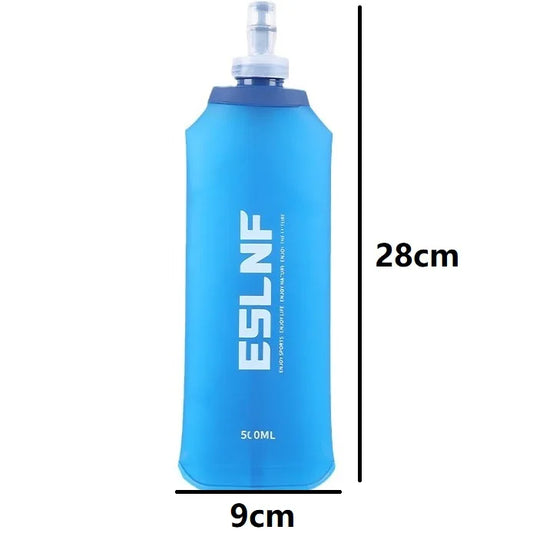 New Flask 500ml Running Soft Water Bottle Running Soft Flask Gourde Silicone Water Bottle Running Bottle YDSH02