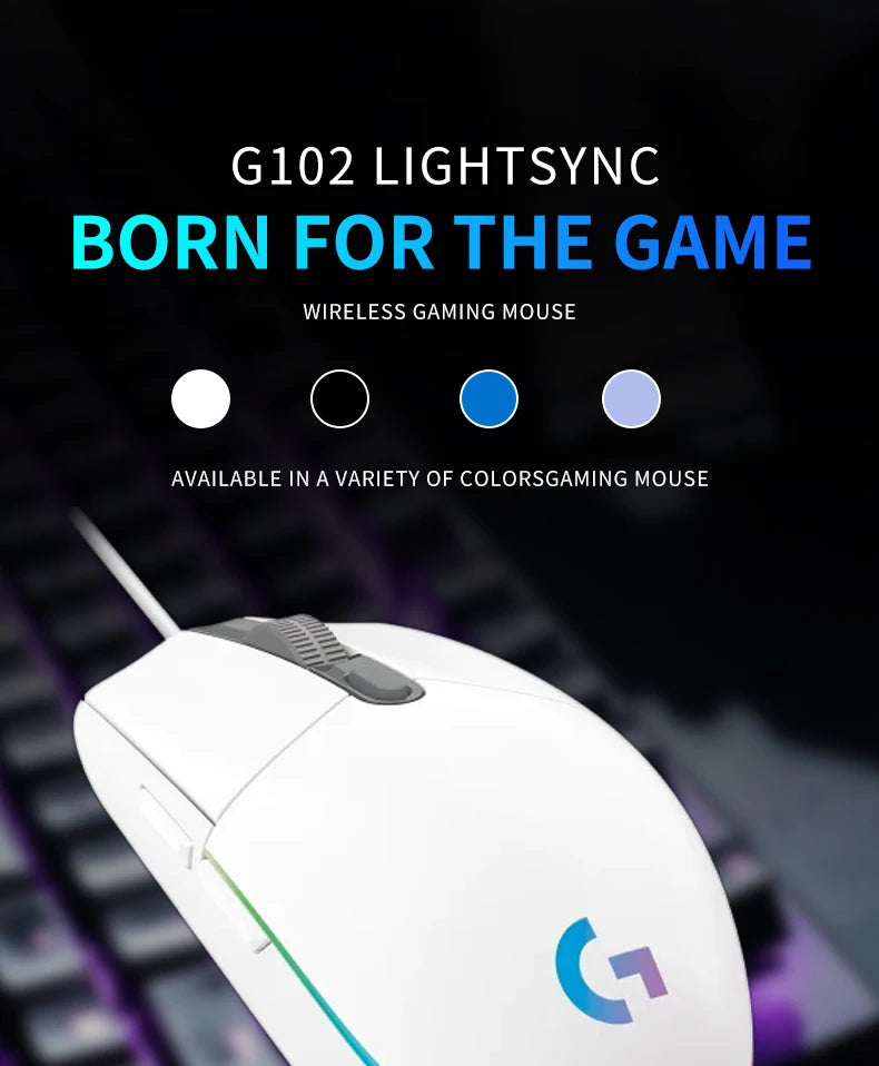 Elevate Your Gaming Aesthetic with Logitech G102 RGB