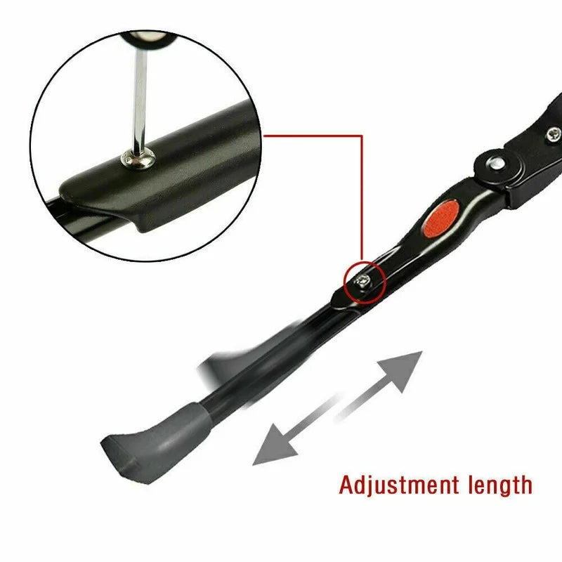 Bicycle Kickstand Stand Prop Side Rear Kick Stand Heavy Duty Road Bike Kickstand Adjustable Scooter Stand