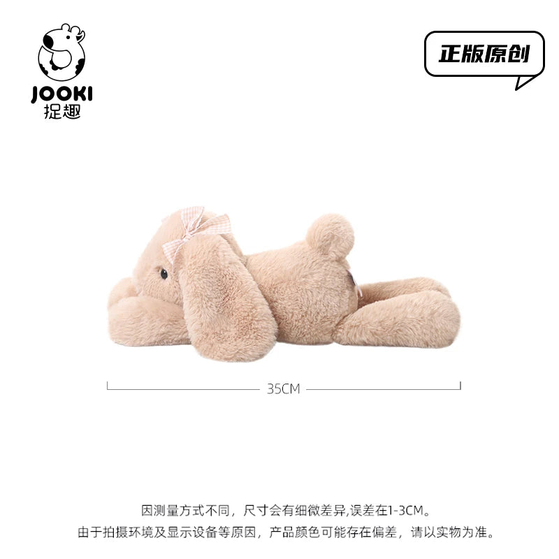 35cm Jim Rabbit Plush Toy-Ultra-Soft Collectible Stuffed Animal Bunny Gift Shy Rabbit Kid Collector Birthday Funny Party Gifts