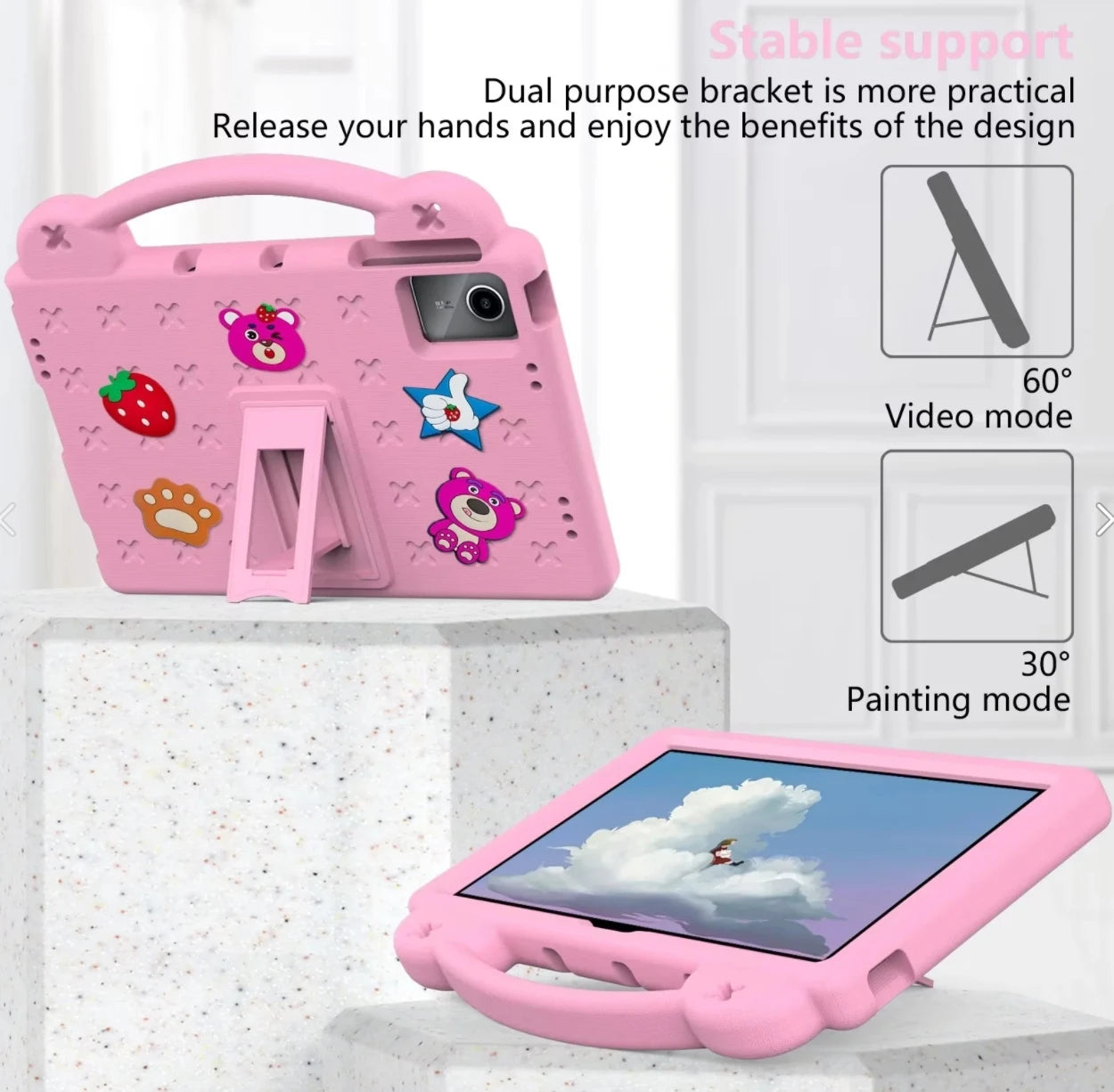 Kids Cartoon Tablet Case For TCL 8 gen2 2024 Tab 10 GEN 2 10.36'' NxtPaper 11 10.95'' Tab 8 LE 8'' with Shockproof Stand Cover
