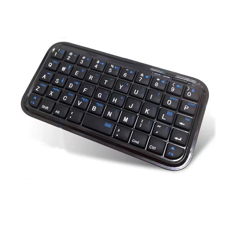 Portable Keyboard with Bluetooth Wireless Keyboard for SmartPhone Tablet Computer PC Laptop Notebook Mini Rechargeable Keyboard