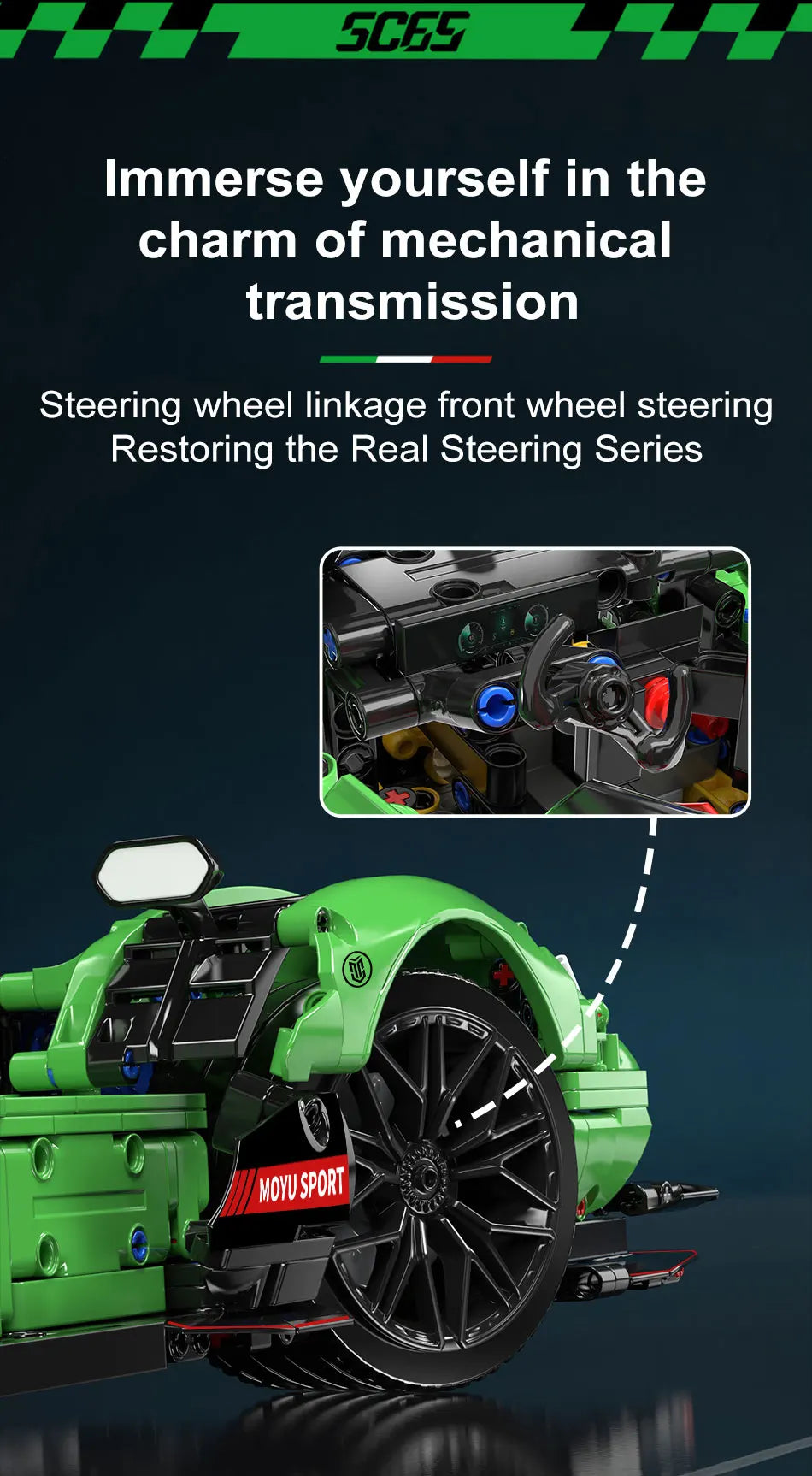 2980pcs MOC Technical Sports Car Building Blocks Model Racing Bricks Assembling Toys for Kids Adults Christmas Gift Set